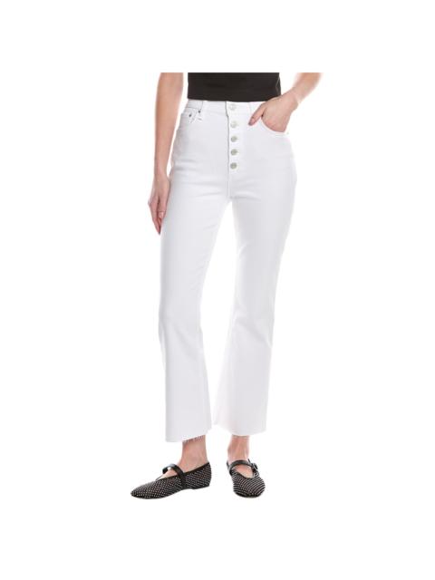 rag & bone rag & bone Casey High-Rise Optic White Ankle Flare Jean