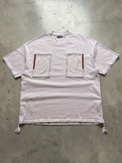 Jil Sander Archive Jil Sander Double Pocket Kilties Embroidery T-Shirt