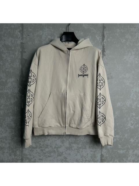 BALENCIAGA Balenciaga Bitcoin Print Logo Hoodie