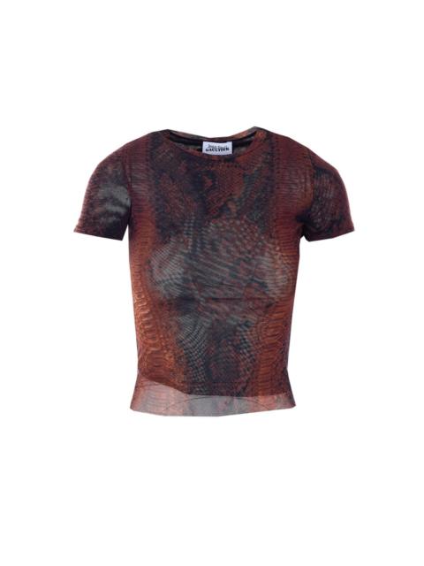 Jean Paul Gaultier Jean Paul Gaultier Women Python Printed Baby T-Shirt