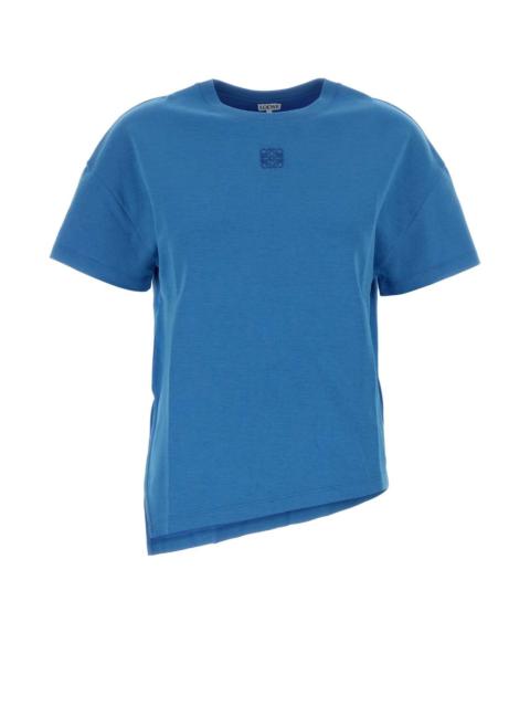 Loewe Loewe Women Light-Blue Cotton Blend T-Shirt