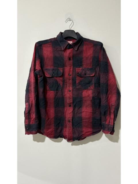 Other Designers Flannel × Japanese Brand - Big mike Plaid Tartan Flannel Shirt 👕