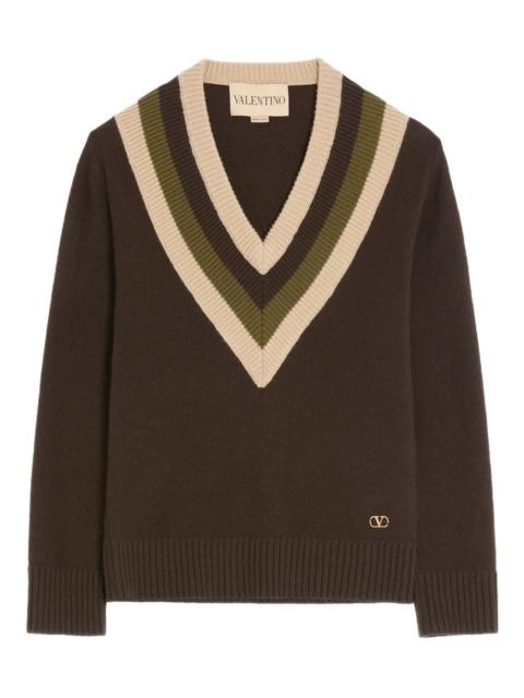 Valentino V-neck wool sweater