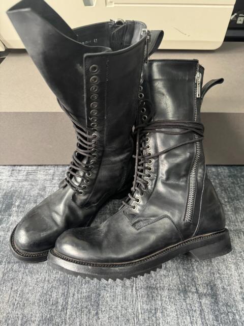 Rick Owens Rick Owens mainline heavy-duty high-top boots