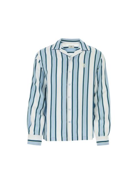 Etro ETRO Embroidered Viscose Blend Shirt New & Authentic (Men's