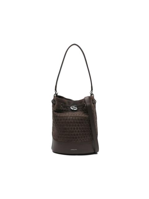 Other Designers Zanellato Monda Musiva Small Leather Bucket Bag