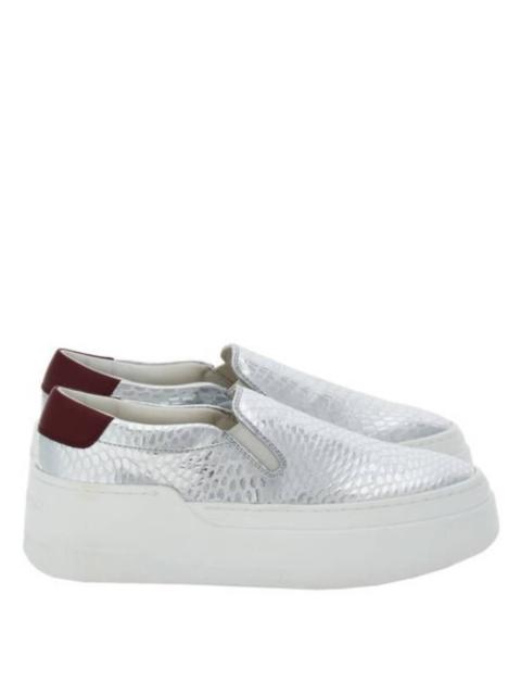 FERRAGAMO Ferragamo Demetra Embossed Platform Sneakers, Size 7