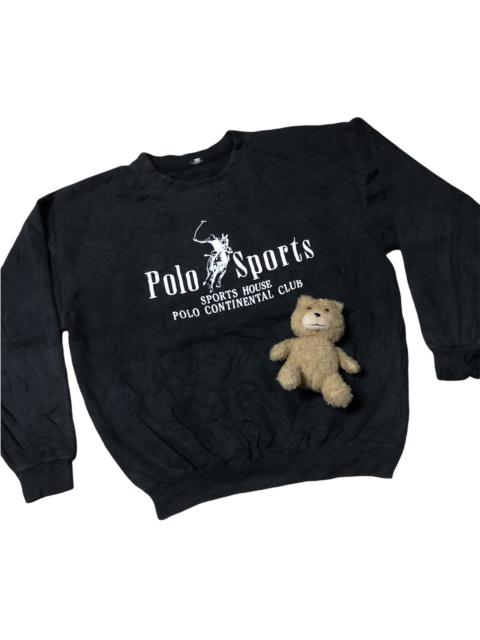 Other Designers Vintage - Vintage Polo Sports Spell Out Logo Distressed sweetshirt