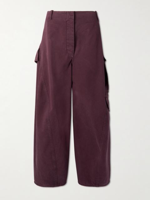 Alaïa Cotton-twill Barrel-leg Cargo Pants