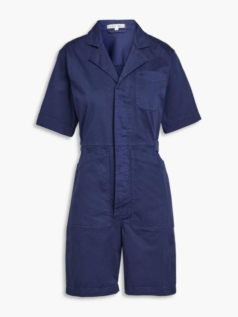ALEX MILL Cotton-blend poplin playsuit