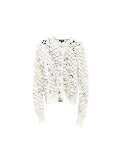 CHANEL Cut out pattern knitted cardigan
