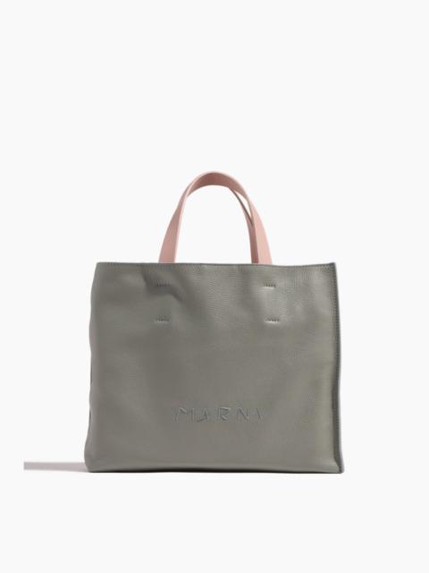Marni Museo Soft Bag in Storm/Lily White