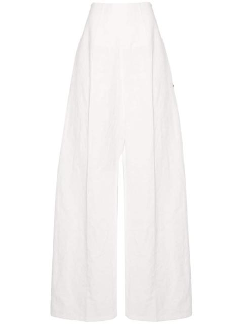 Sportmax Sportmax Women Linen And Cotton Blend Trousers