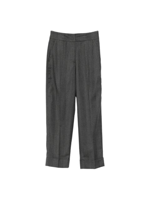 PESERICO Peserico Grey Trousers - Straight Trousers Women