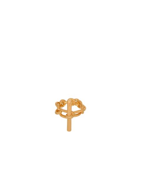 Balmain T-Bar chain ring