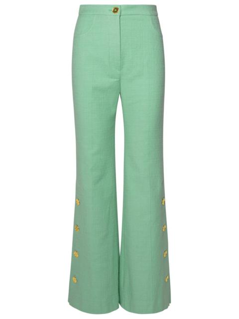 PATOU Patou Mint Cotton Blend Pants
