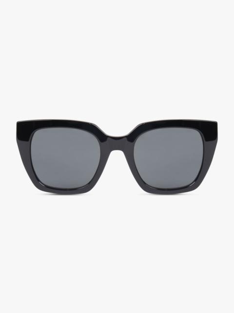 SAINT LAURENT SL M143 SQUARE FRAME SUNGLASSES | BLACK