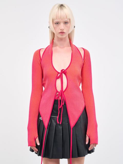 ANDREĀDAMO Rib Knit Shrug Sleeves