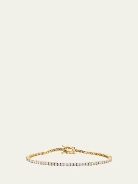SYDNEY EVAN 14k Gold Diamond New Tennis Bracelet