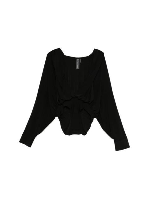 NORMA KAMALI Oversized hooded bodysuit