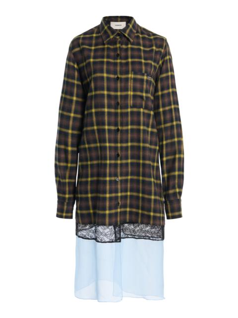 COPERNI Multi Layer Shirt Cotton-Silk Dress multi
