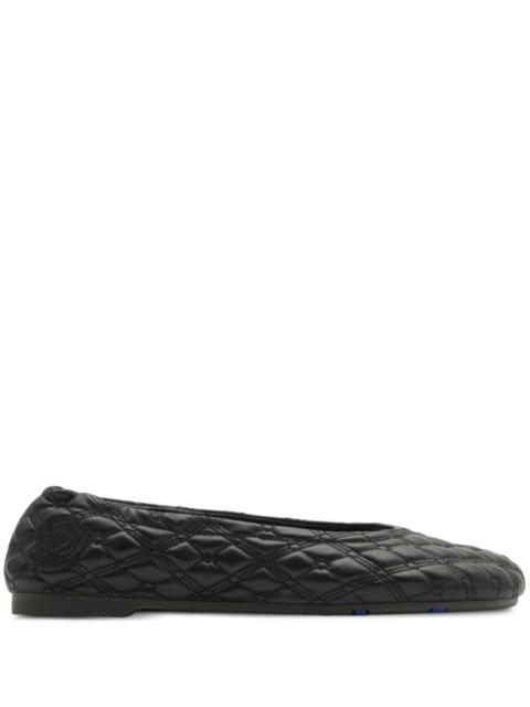 Burberry Women Leather Ballet Flats