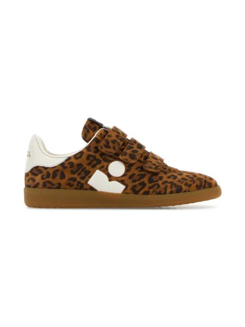 Isabel Marant Printed Suede Sneakers