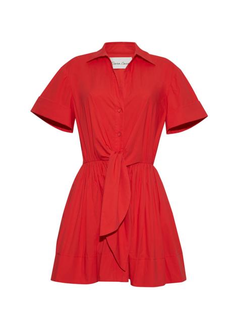 Cara Cara Asbury Mini Dress
Sell-Out Mini Shirt Dress Featuring A Self-Tie Waist