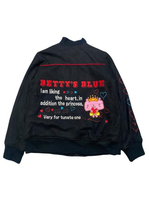 Hysteric Glamour SHINJI ABE Betty's Blue Varsity Wool Jacket