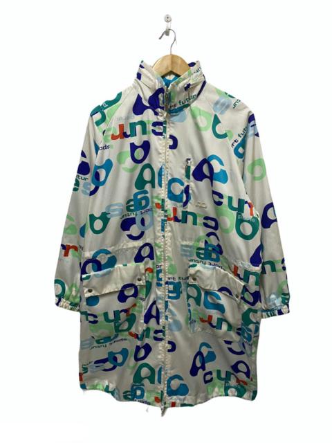 Courreges Paris Sport Futur Fullprint Spellout Long Jacket