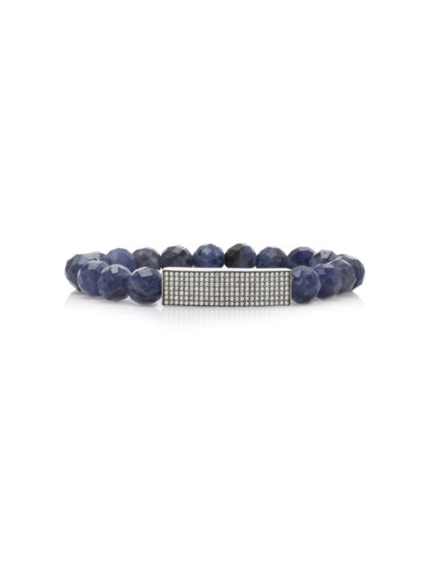 SYDNEY EVAN 14K Gold Diamond And Lolite Bracelet blue