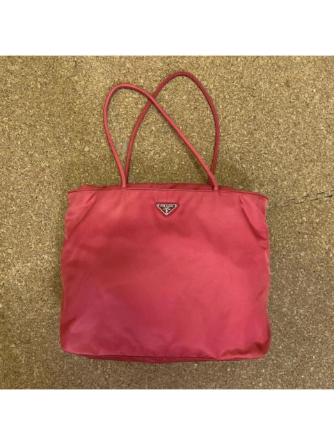 Prada Vintage Tote – Iconic Red Nylon – Everyday Luxury