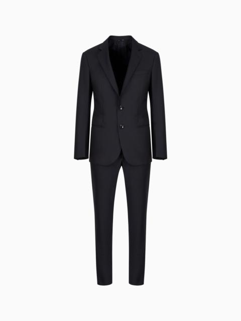 GIORGIO ARMANI Soho Line single-breasted suit in wool and cashmere