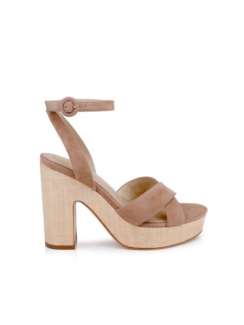 L'AGENCE Sandrine Platform Sandal