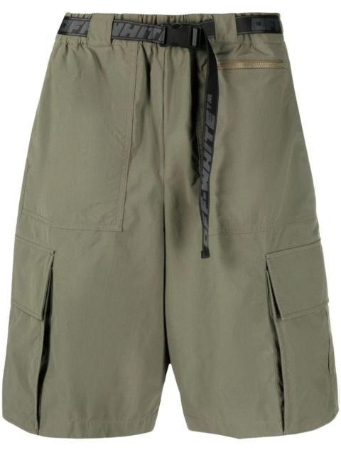 Off-White industrial-belt cargo shorts