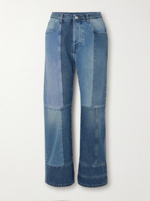 FORTELA Patchwork Straight-leg Jeans