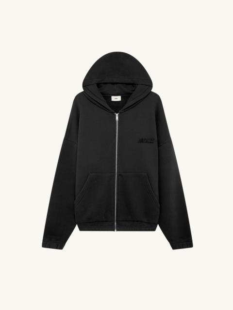 AUTRY TONAL LOGO FULL ZIP HOODIE UNISEX