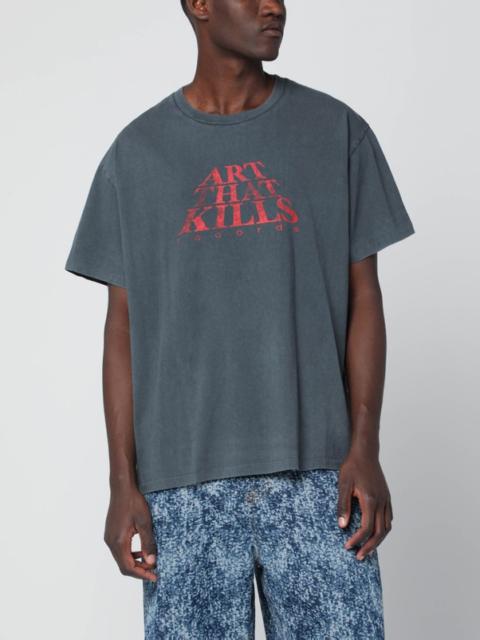 GALLERY DEPT. Black The Force Logo vintage-effect T-shirt