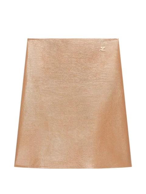 courrèges Courreges Women Flared Vinyl Skirt