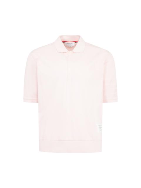 Thom Browne GARMENT OVERDYED JERSEY 4-BAR POLO