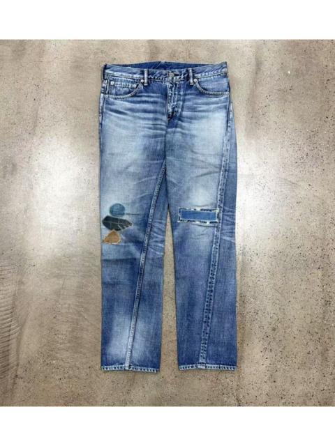 visvim Visvim 03D7 patched vintage denim jeans