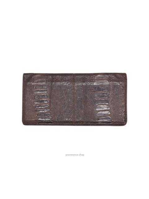 Givenchy Givenchy Long Wallet - Ostrich Leather
