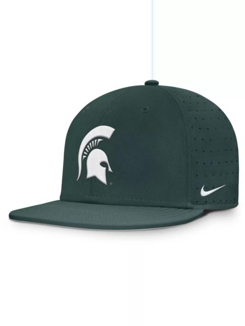 Nike Nike Adult Michigan State Spartans Pro Green Aero Fitted Hat