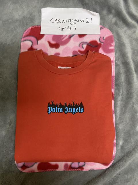 Palm Angels Palm Angels Flame Skeleton Dance Sweater Sweatshirt
