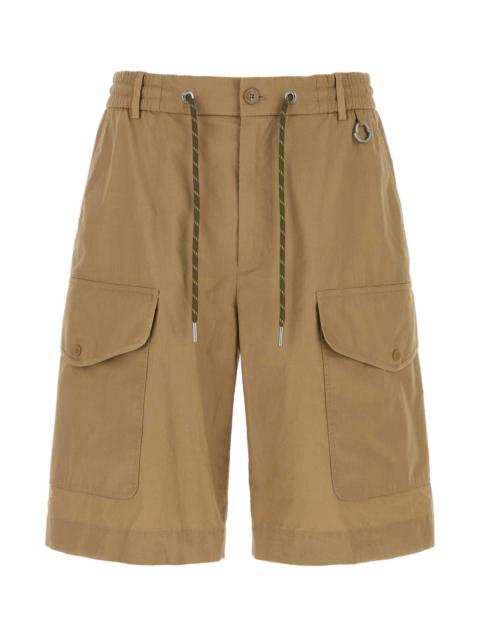 Moncler Moncler Men Biscuit Cotto Bermuda Shorts