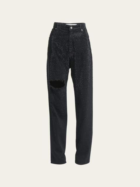 Golden Goose Journey Shade-Effect Crystal Jeans