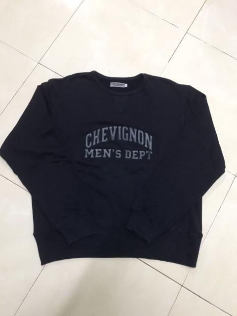 Other Designers DELETE TODAY!!! SWEATSHIRT CHEVIGNON BIG LOGO SPELL OUT