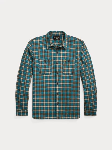RRL by Ralph Lauren Plaid Twill Workshirt