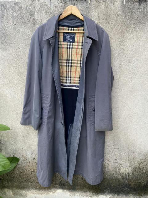 Vintage Burberry’s Single Breasted Nova Check Trench Coat