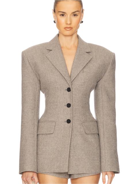 HELSA The Tweed S Curve Blazer